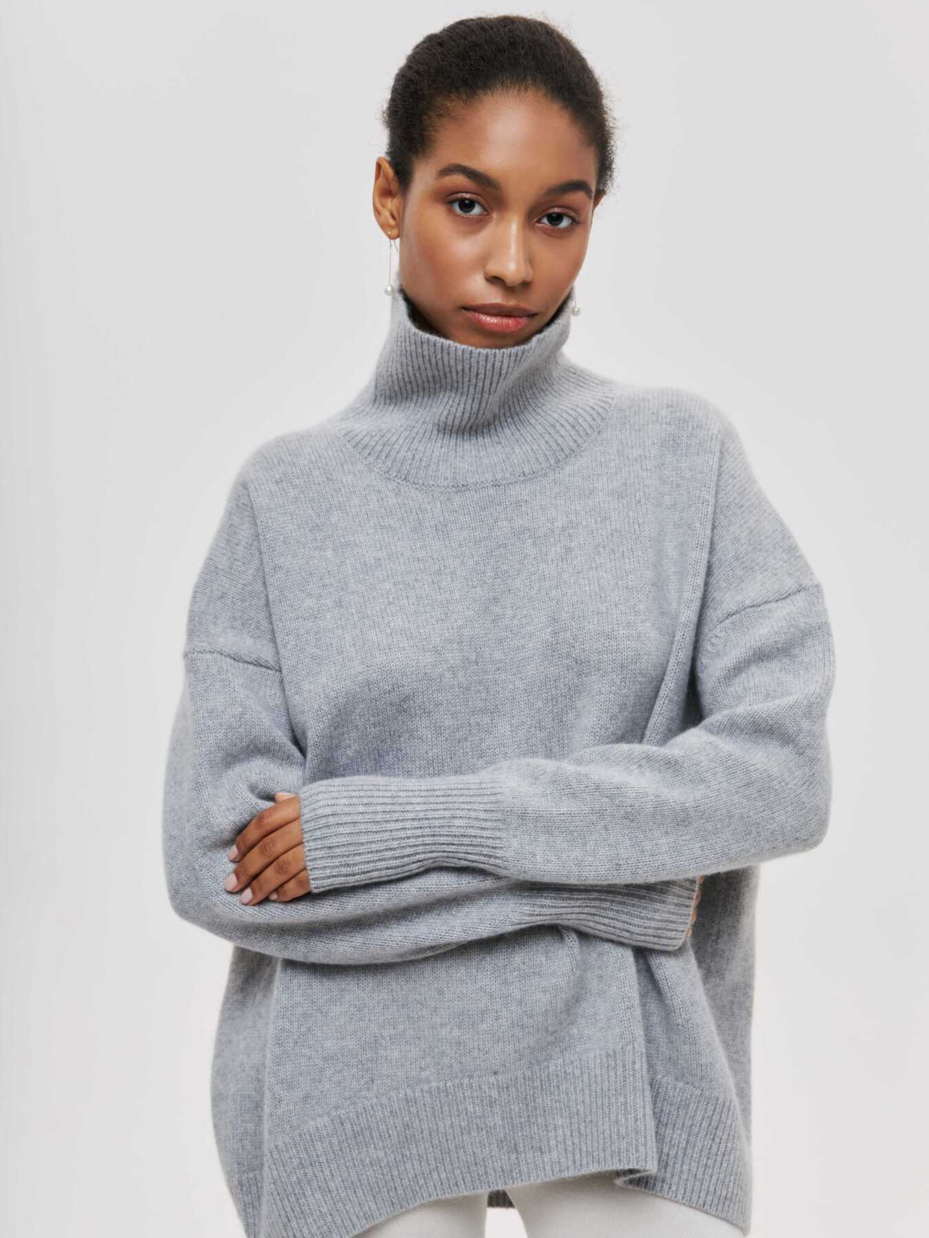 Loose Half-turtleneck Autumn And Winter Sweater