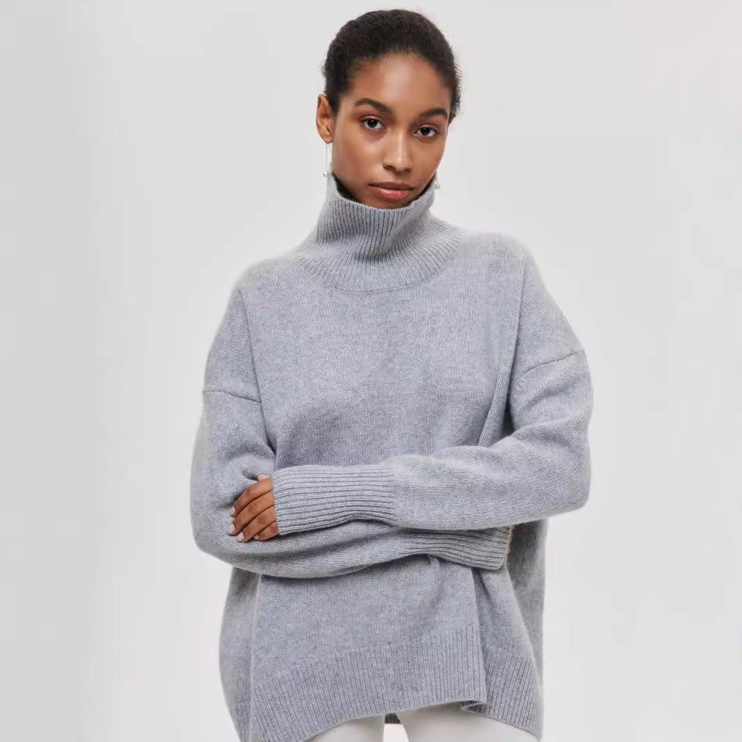 Loose Half-turtleneck Autumn And Winter Sweater