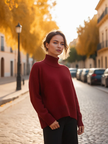 Loose Half-turtleneck Autumn And Winter Sweater