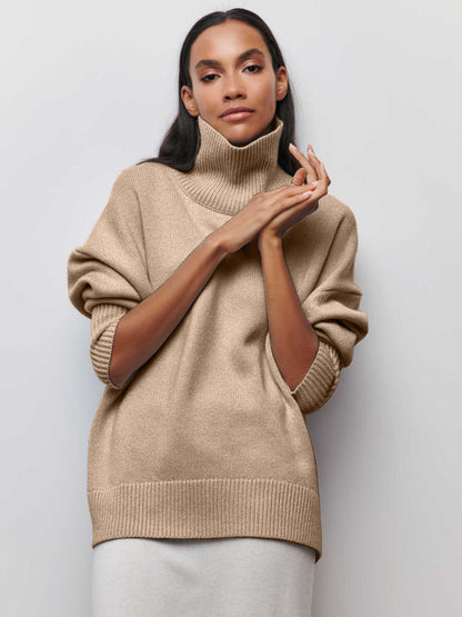 Loose Half-turtleneck Autumn And Winter Sweater