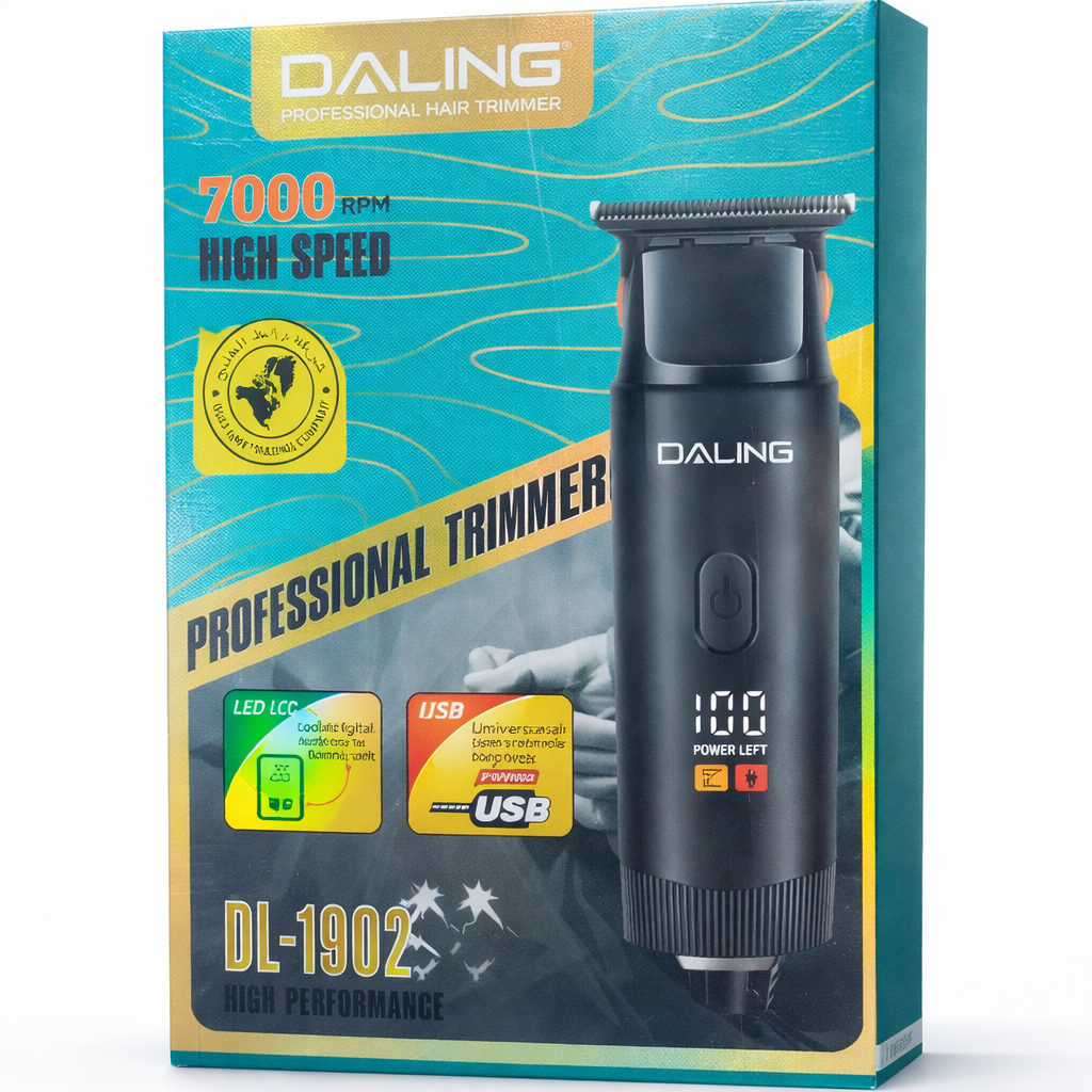 DALING Professional Hair Trimmer – DL-1902 (7000 RPM High Speed) - Image 2