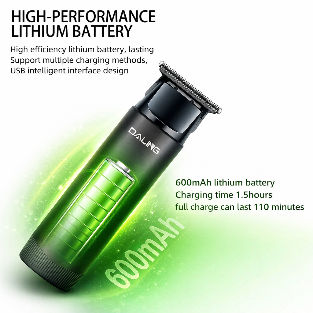 DALING Professional Hair Trimmer – DL-1902 (7000 RPM High Speed) - Image 3