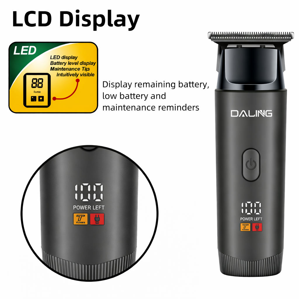DALING Professional Hair Trimmer – DL-1902 (7000 RPM High Speed) - Image 5