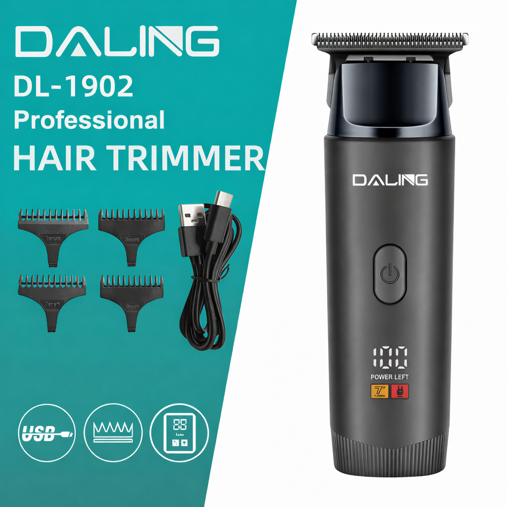 DALING Professional Hair Trimmer – DL-1902 (7000 RPM High Speed) - Image 4