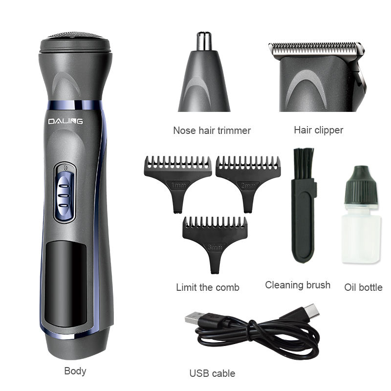 DALING 3-in-1 Rechargeable Men’s Grooming Kit (DL-9205) - Image 3